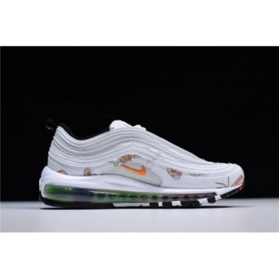 Nike Bayan Air Max 97 Beyaz / Turuncu Koşu Ayakkabısı Türkiye - ASHU7I2G